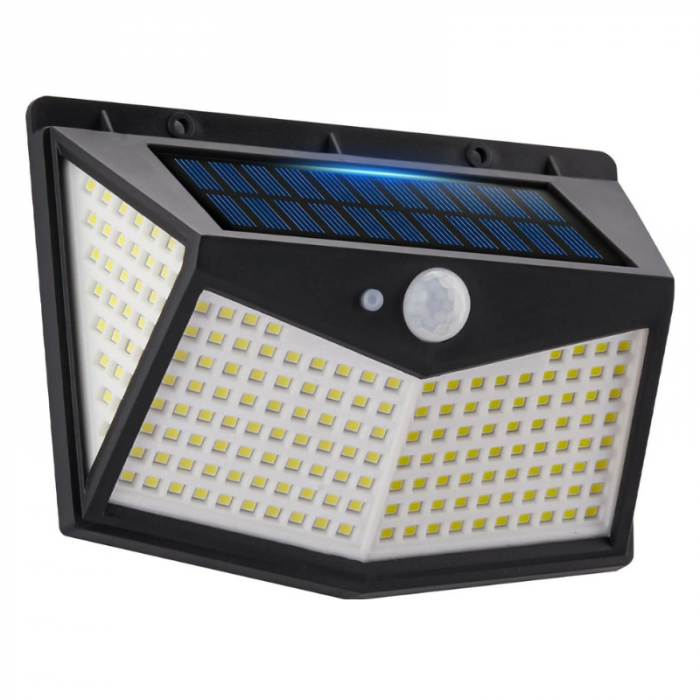 Lampa solara cu LED si senzor miscare, 128 LED-uri [7]