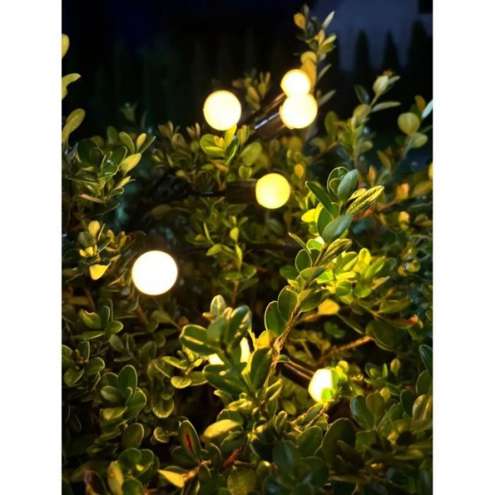 Lampa solara de gradina, efect licurici, 10 x LED, cu 10 bulbi [3]