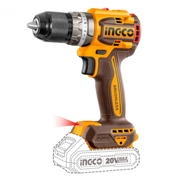 Masina de infiletat pe acumulatori cu impact, motor fara perii, 60Nm, 13mm [2]