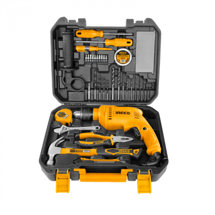 Masina de infiletat si gaurit, 680W, set de 115 piese [3]