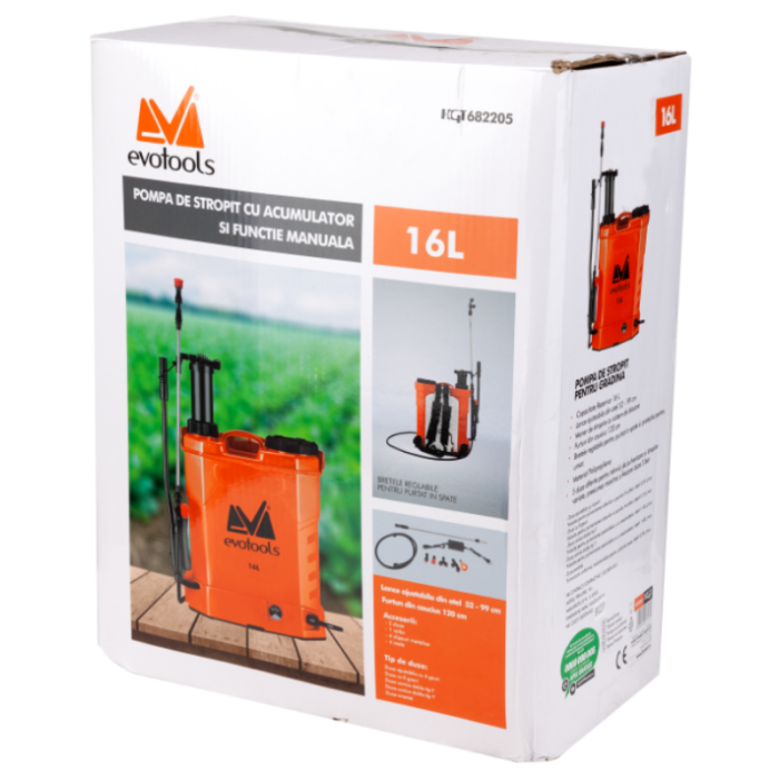 Pompa de Stropit cu Acumulator si Functie Manuala, 16L [6]