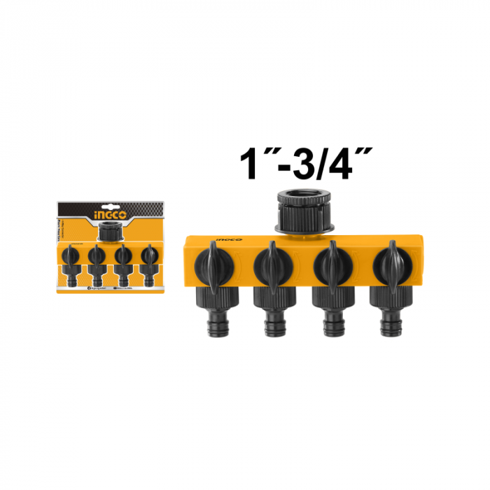 Ramificatie, distribuitor cu 4 Robineti 1"-3/4" [2]