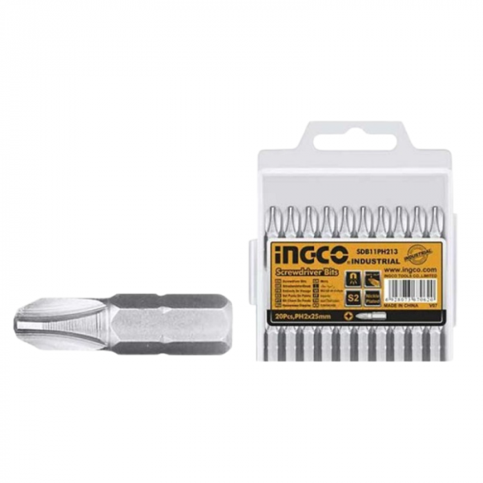 Set 20 bucati biti PH1, 25mm, in carcasa plastic [2]
