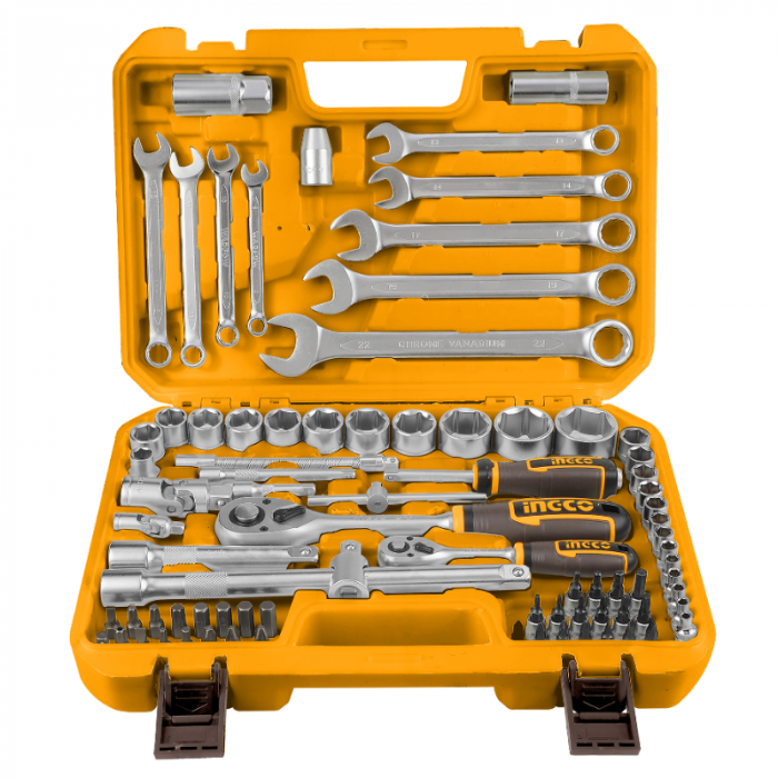 Set de 82 bucati de chei tubulare 1/4" si 1/2" [4]