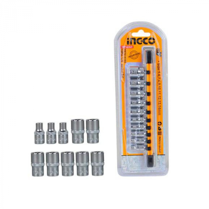 Trusa chei tubulare scurte 1/4 10 Buc [2]