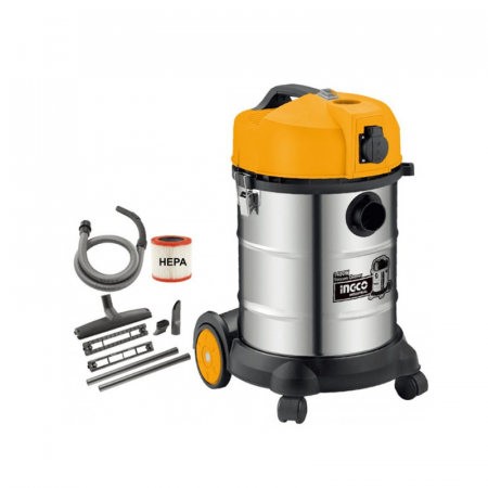 Aspiratoare si suflante - Aspirator 30L, 1400W, umed uscat