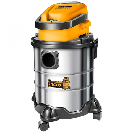 Aspiratoare si suflante - Aspirator pe acumulator, baterie 20V, 20L, uscat si umed - INGCO CVLI2005E