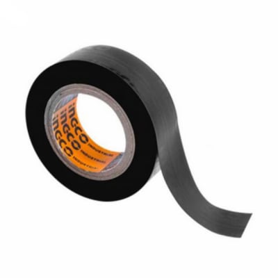 Feronerie, Cantare si accesorii - Banda Izolatoare , 18 mm x 9.15 m , Negru, PVC - INGCO  HPET1101