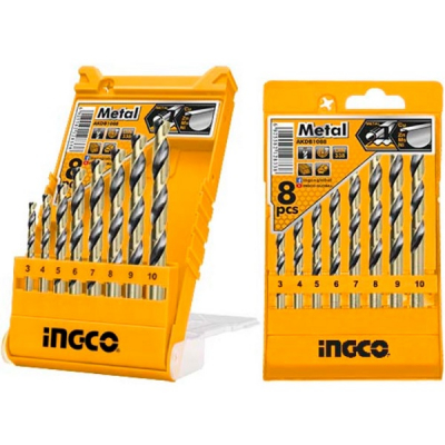 Trusa burghie HSS pentru metal, 8buc