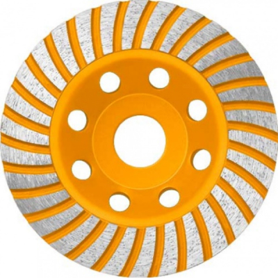 Discuri diamantate - Disc diamantat 115 mm, cu segmente pentru slefuit suprafete beton, mozaic, marmura, Turbo - INGCO  CGW011151