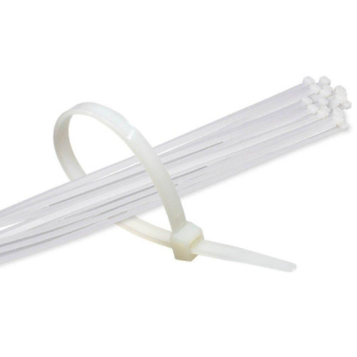 Clema, colier din plastic alb, soricel 3.6 x 200mm [3]