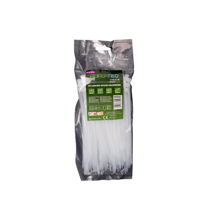 Casa si Gradina - Coliere plastic, soricei albi, 3.6mm Grosime, 15, 20, 25, 30 cm