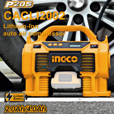 Compresor auto 4 in 1, 11 Bar, LED, lanterna si aspirator - INGCO CACLI2002 [1]
