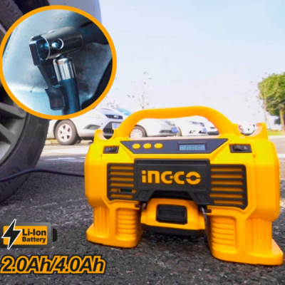 Compresor auto 4 in 1, 11 Bar, LED, lanterna si aspirator - INGCO CACLI2002 [3]