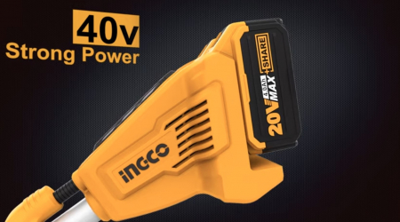 Cositoare electrica, trimer pe acumulatori 20V - INGCO CSTLI20018 [3]