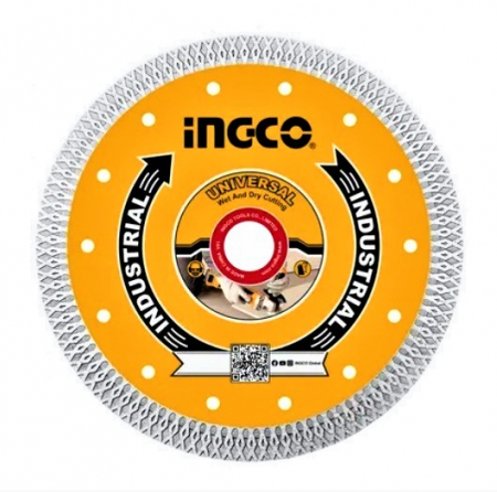 Discuri diamantate - Disc diamantat 125mm Ultra Subtire, Industrial - INGCO DMD081251HT