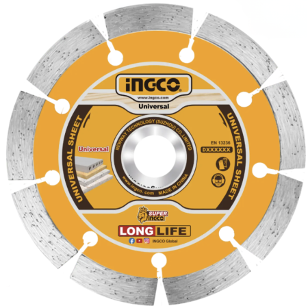 Disc diamantat intrerupt, segmentat INGCO