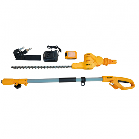 Fierastrau cu acumulator si incarcator, telescopic pentru tuns gard viu [1]