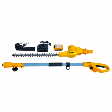 Fierastrau cu acumulator si incarcator, telescopic pentru tuns gard viu [2]