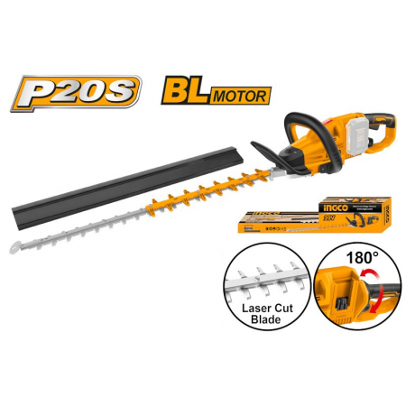 Coase electrice, Motocoase, Trimmere si Accesorii - Fierastrau, foarfeca pentru Gard Viu, 65cm, pe acumulator
