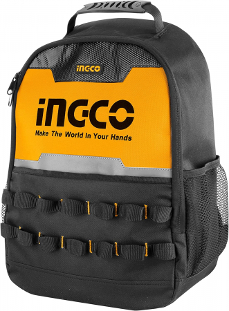 Ghiozdan, rucsac pentru Scule, 34cm x 17cm x 45cm, material Oxford 600D - INGCO HBP0101 [1]