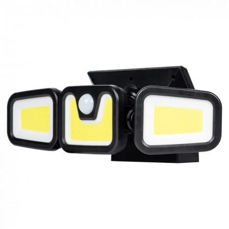 Lampi solare si Proiectoare - Lampa solara, 100 x LED, cu senzor de miscare, 8 - 10h
