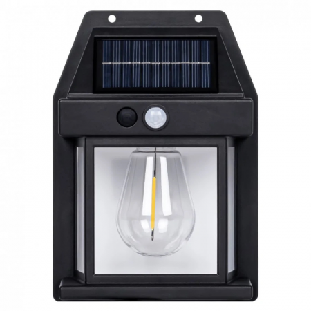 Lampi solare si Proiectoare - Lampa solara cu bec 2W, cu senzor