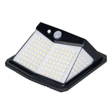 Lampa solara cu LED si senzor miscare, 128 LED-uri [1]