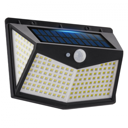 Lampa solara cu LED si senzor miscare, 128 LED-uri [6]