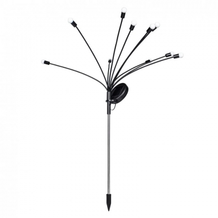 Lampi solare si Proiectoare - Lampa solara de gradina, efect licurici, 10 x LED, cu 10 bulbi