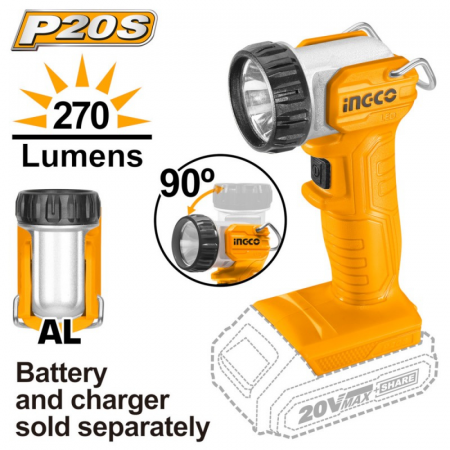 Lanterna LED pe acumulatori, 20V, 5W [1]