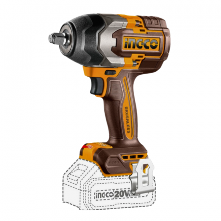 Masina de insurubat cu impact 850Nm, 20V, trusa cu acumulatori si incarcator [4]