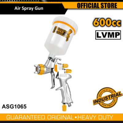 Compresoare, scule pneumatice si accesorii - Pistol de vopsit cu rezervor superior, LVMP, Profesional - INGCO ASG1065