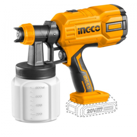 Pistol de vopsit pe acumulatori, 20V, 800ml/min [1]