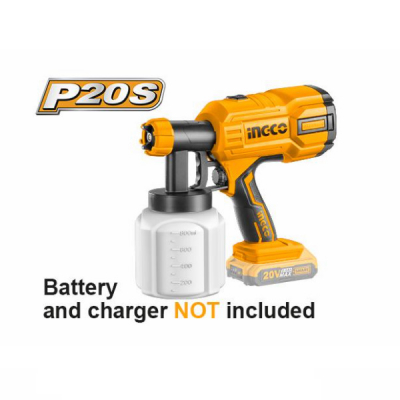 Pistol electric de vopsit pe acumulator, 20V - INGCO CSGLI2001 [1]