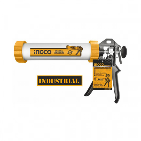 Pistol silicon, tub aluminiu , 235mm - INGCO HCG0109 [2]
