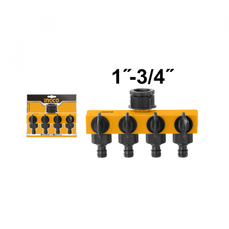 Ramificatie, distribuitor cu 4 Robineti 1"-3/4" [1]