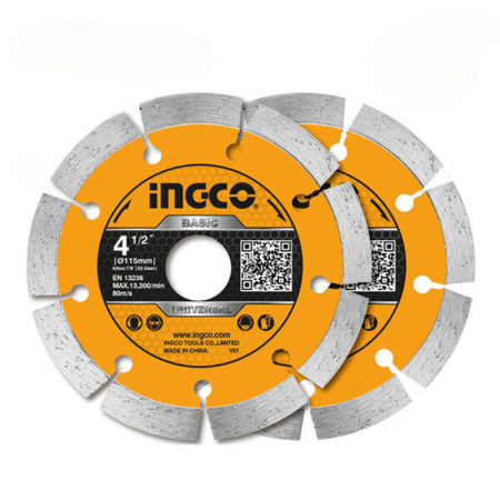Set 2 x Discuri Diamantate intrerupte, 115mm [1]
