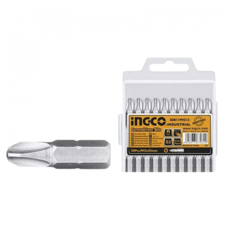 Set 20 bucati biti PH1, 25mm, in carcasa plastic [1]