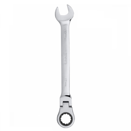 Set chei combinate cu clichet si cap flexibil, 8-19 mm - INGCO HKSPAR1083 [3]