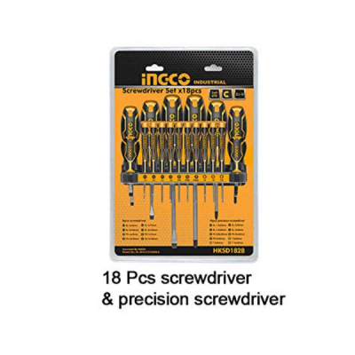 Set de 18 surubelnite cu suport, din otel cu cap magnetizat si maner cauciucat - INGCO HKSD1828 [2]