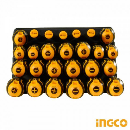 Set surubelnite, 26 piese cu suport - INGCO HKSD2628 [3]