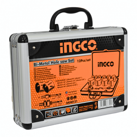 Set trusa cu freze, carote bimetal 10 buc [1]