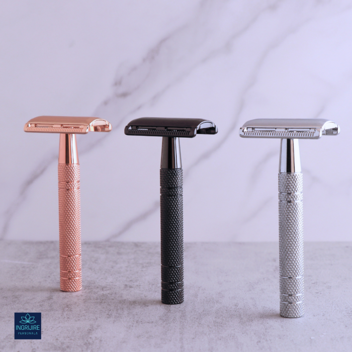 Aparat de ras clasic, safety razor, silver [10]