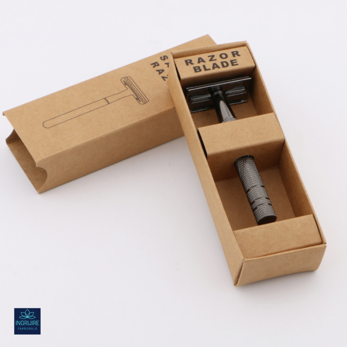 Aparat de ras clasic, safety razor, street grey [14]