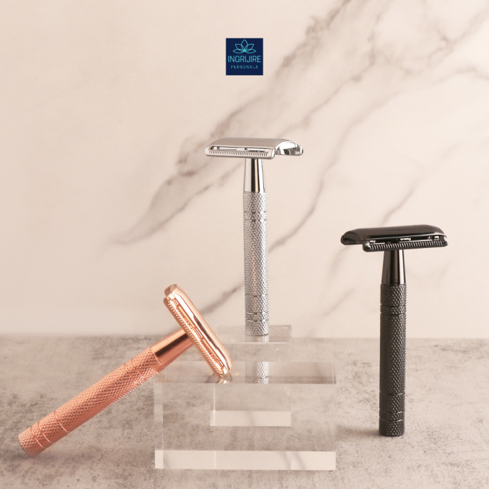 Aparat de ras clasic, safety razor, street grey [16]