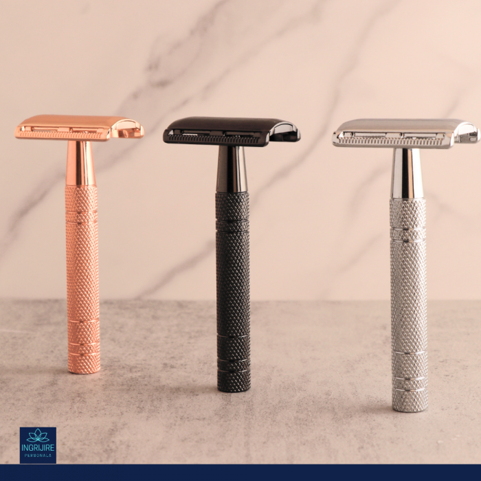 Aparat de ras clasic, safety razor, street grey [13]