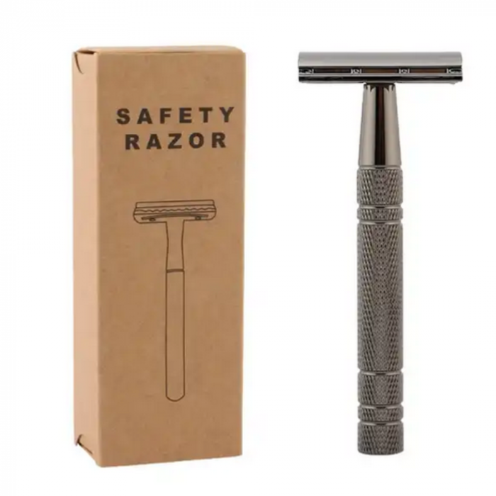 Aparat de ras clasic, safety razor, street grey [5]
