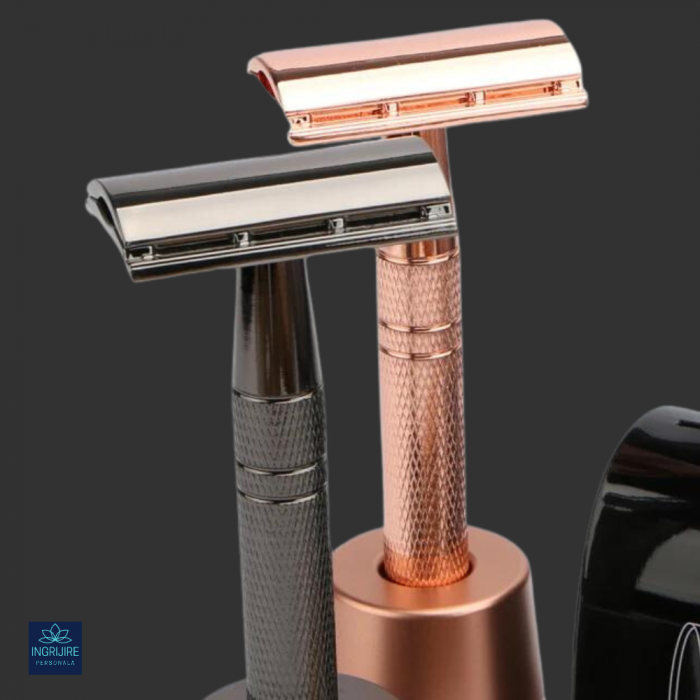 Aparat de ras clasic, safety razor, street grey [11]