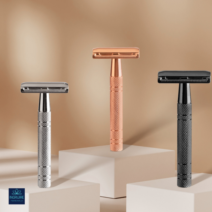Aparat de ras clasic, safety razor, street grey [15]
